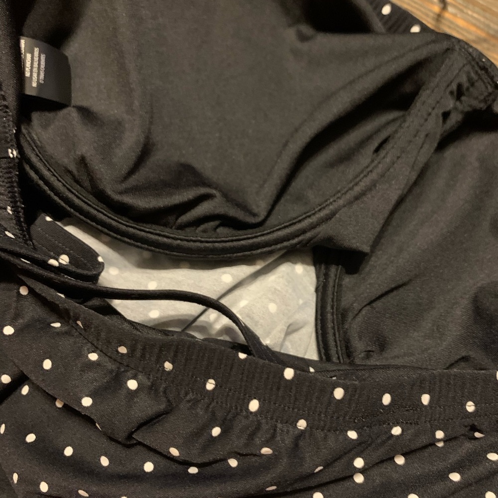 SOLD 36F 36DDD bra sized swim tank aztec tribal multi dot print. - Picture 8 of 10